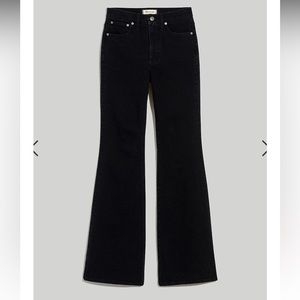 Madewell perfect vintage flare jean black size 26